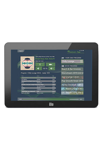 Moodmusic Touchpad Playlists